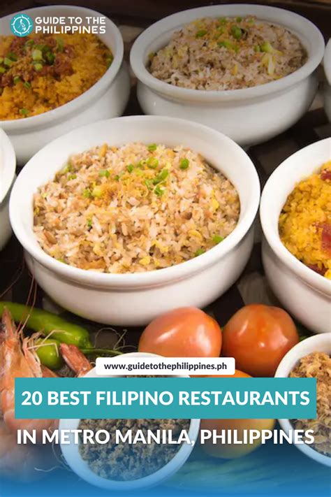 20 Best Filipino Restaurants in Metro Manila Philippines: Must.